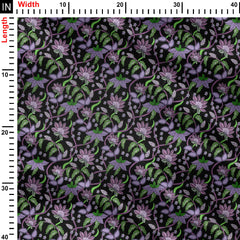 Night forest Print Fabric