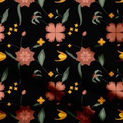 Chintz Floral Print Fabric