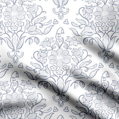 floral doted line Print Fabric