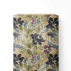 floral with texture Print Fabric