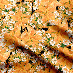 lazy daisy Print Fabric