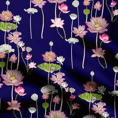 lotus tale Print Fabric