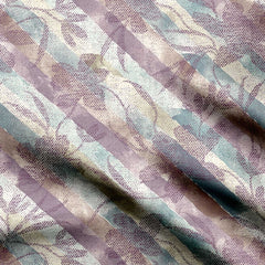 strips with flowers texture Print Fabric