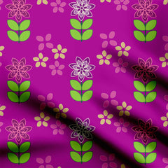 Pink Daisey Print Fabric