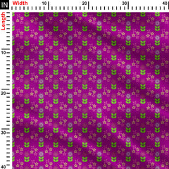 Pink Daisey Print Fabric