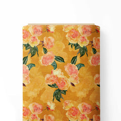 water colour flowers Print Fabric