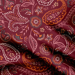 Paisley petal Print Fabric