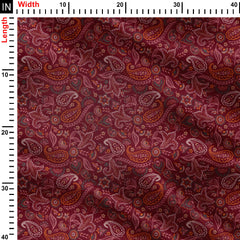 Paisley petal Print Fabric