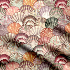 seashell pattern Print Fabric