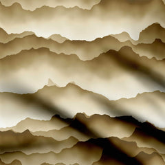 mountain looks wave Print Fabric