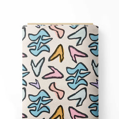 shapes pattern Print Fabric