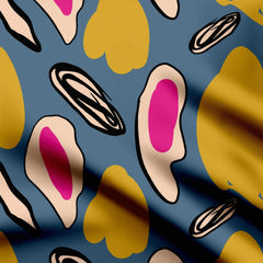 big shapes pattern Print Fabric