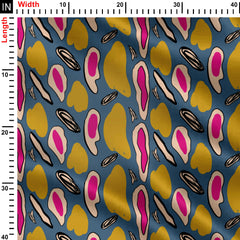 big shapes pattern Print Fabric