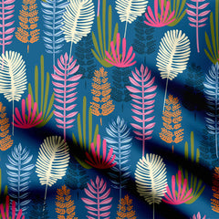 all different leaves pattern Print Fabric