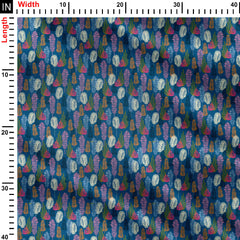 all different leaves pattern Print Fabric