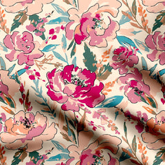 design of floral Print Fabric