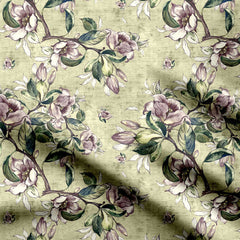 fully textured and floral pattern Print Fabric