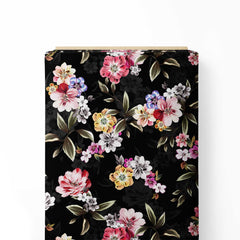 multi flowers pattern Print Fabric