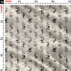 small flower bunches Print Fabric