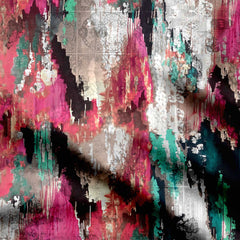 abstract colours Print Fabric