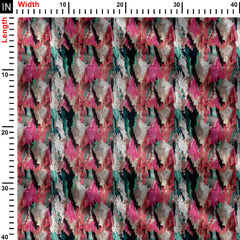 abstract colours Print Fabric