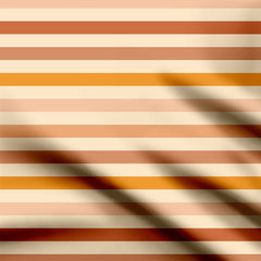 Retro Groovy Stripes Print Fabric