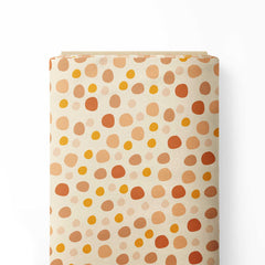 Hand Drawn Dots or Circle Print Fabric