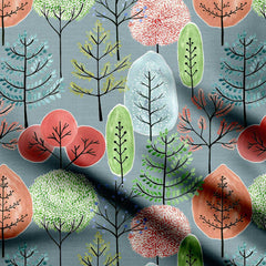 unique leaf pattern Print Fabric