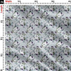 light ground with light flowers Print Fabric