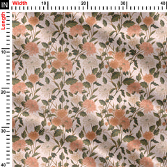 Chrysanthemum Garden Print Fabric