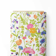 wild meadow 001 Print Fabric