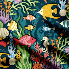 Underwater Adventure Print Fabric