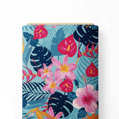 Tropical floral Print Fabric