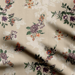 vintage effect pattern Print Fabric