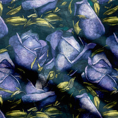 purple vibes Print Fabric