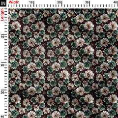 single flower allover Print Fabric