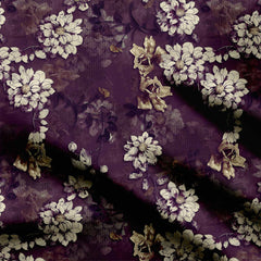 dusty flower allover Print Fabric