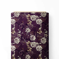 dusty flower allover Print Fabric