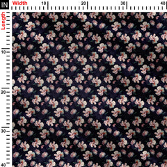 natural flowers Print Fabric