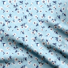 miniest flowers Print Fabric