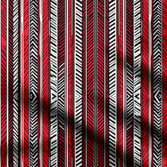 Angular Stripes Print Fabric