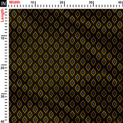 Diamond Ikat Print Fabric