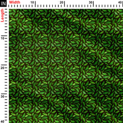 Leaves Print Fabric