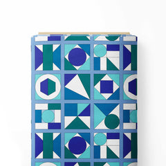 Abstract geometric Print Fabric