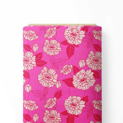 Boutique Pink Look Designs Print Fabric