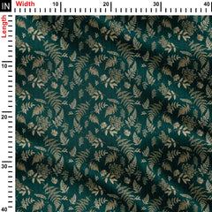 leaf pattern Print Fabric