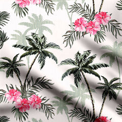 palm tree pattern Print Fabric