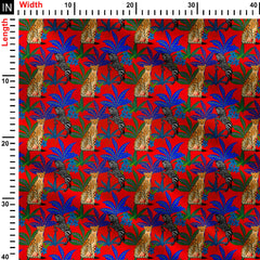 Jungle party Print Fabric