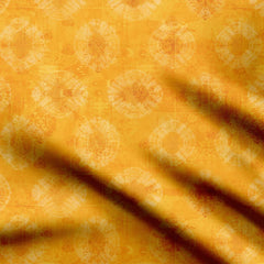 batik design with texture Print Fabric