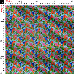 Coral Reef Carnival Print Fabric